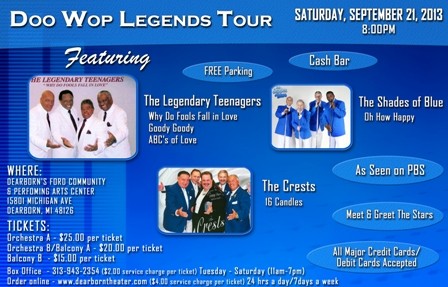 Doo Wop Legends Tour