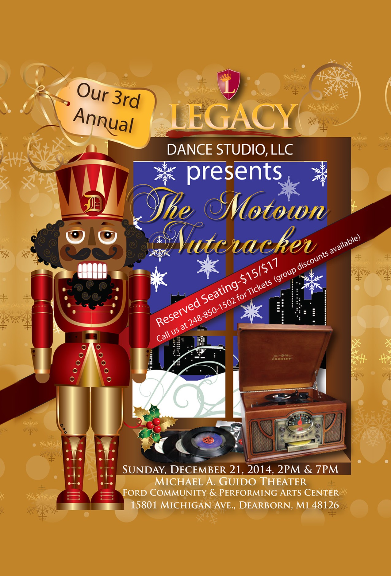 Legacy Dance Studio, LLC presents "The Motown Nutcracker"