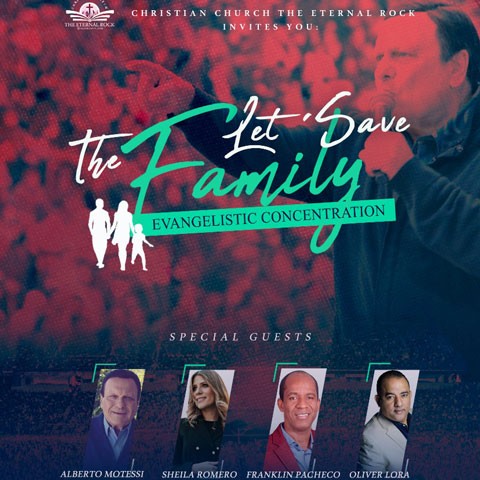 Christian Church The Eternal Rock "Let's Save The Family"