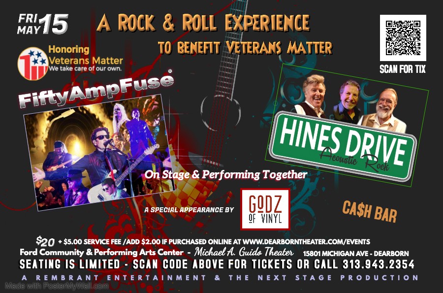 Fifty Amp Fuse "Godz of Vinyl" and featuring Hines Drive - Rescheduled for May 15, 2020