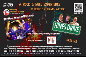 Fifty Amp Fuse "Godz of Vinyl" and featuring Hines Drive - Rescheduled for May 15, 2020