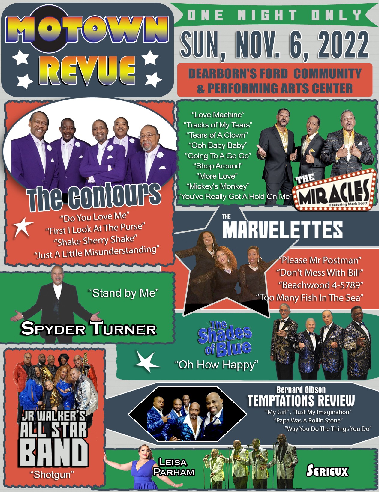 Scotty Productions presents An Evening of Motown