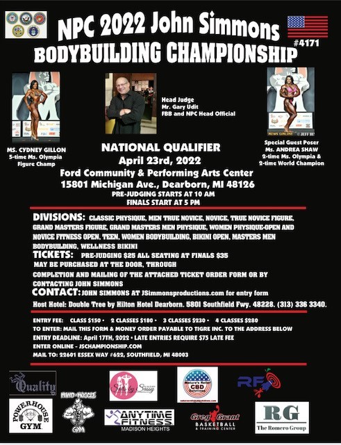 John Simmons NPC 2022 Bodybuilding Championship