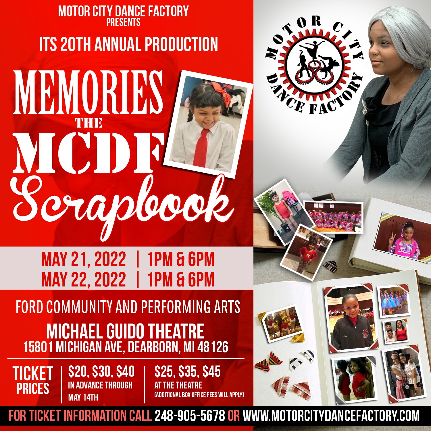 Motor City Dance Factory 20th Annual Production