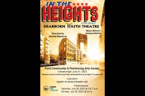Dearborn Youth Theater Class Registration "In The Heights"